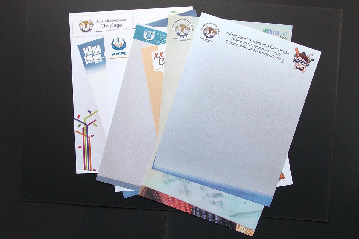 Diseño e impresión de hojas membretadas