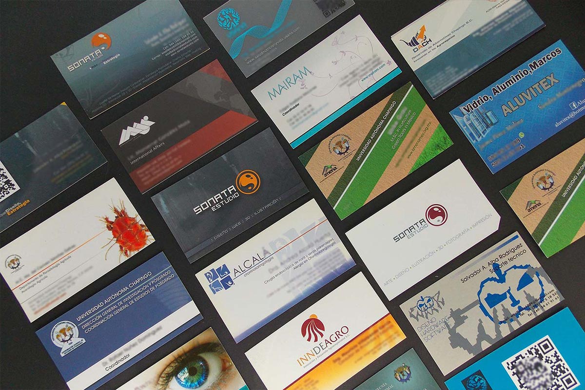 Diseño e impresión de tarjetas de presentación